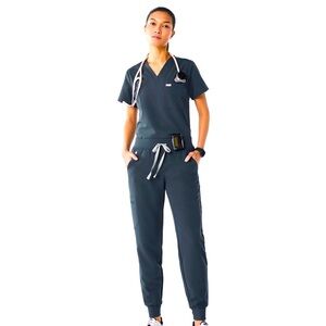 FIGS Set Dark Harbor XXS top/XS bottom